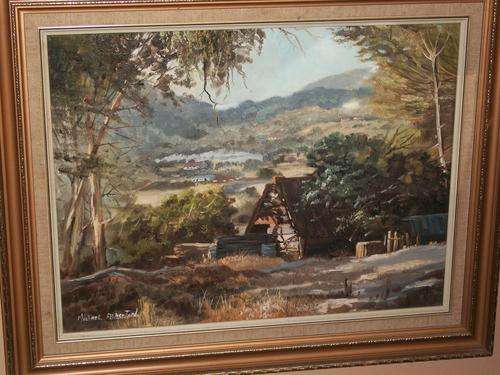 MICHAEL ALBERTYN. OIL FRAMED