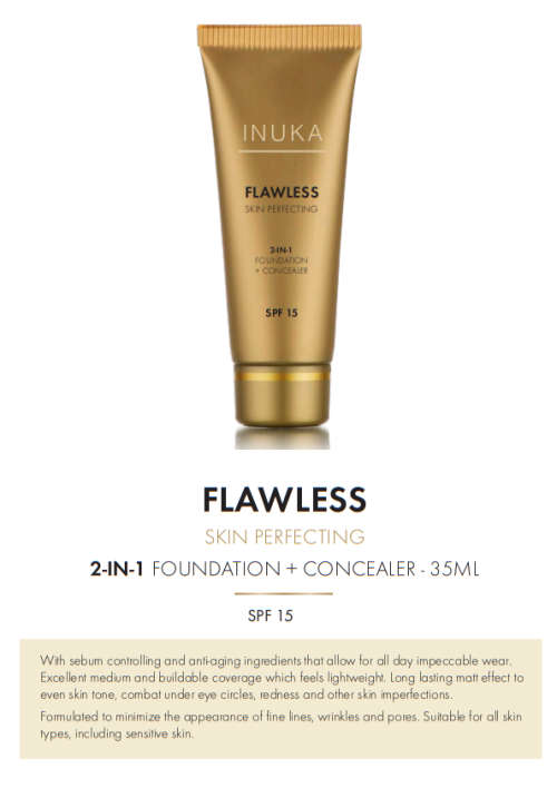 INUKA 2-IN-1 FOUNDATION & CONCEALER - 35ML