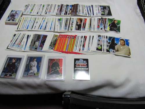 FORCE ATTAX Star Wars Trading Cards X 350