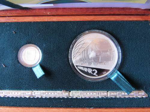 2012 Silver Gautrain set with COA