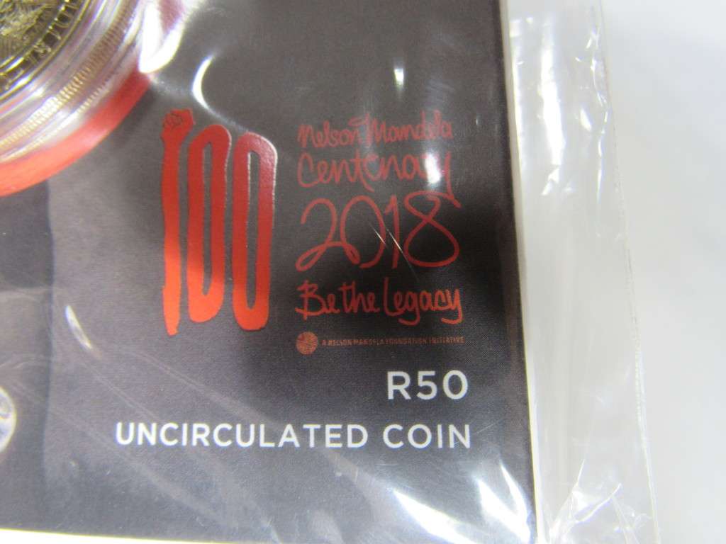 Mandela Centenary R50 coin