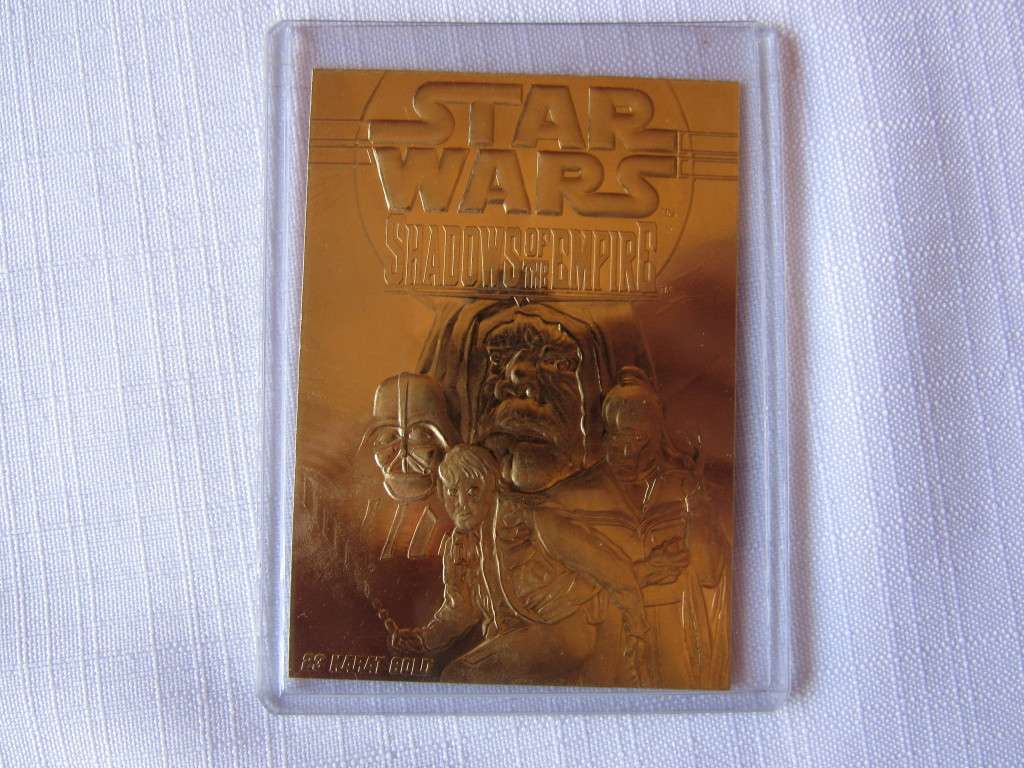 Star Wars 23 ct Gold foil cards