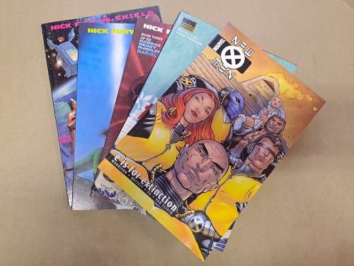 5 Graphic Novels New X Men - Nick Fury - Reduced price