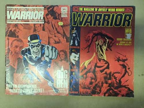 Warrior - 6 Large Magazine/Comic