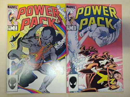Power Pack + Power Man & Iron fist - 7 Comics