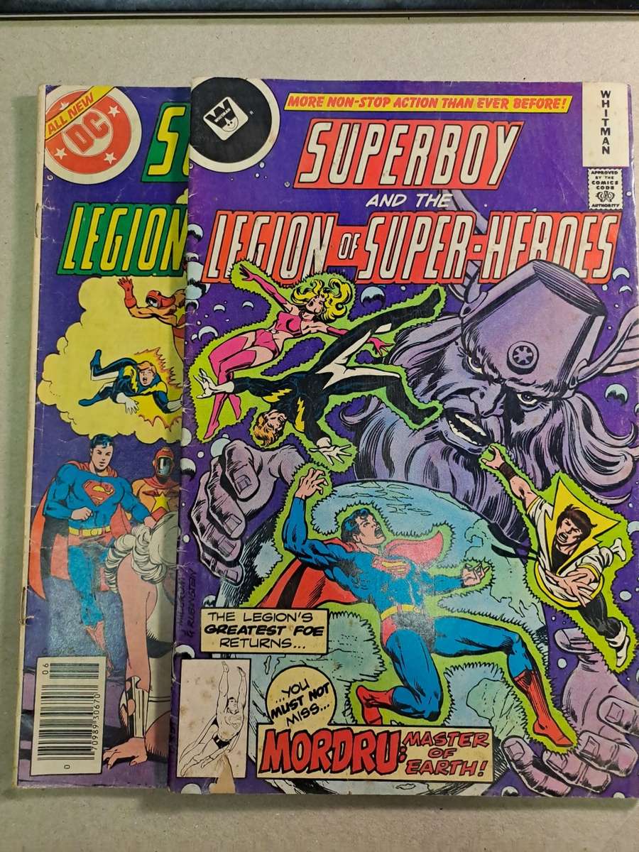 Superboy and the Legion of Super-Heroes - 2 Vintage Comics