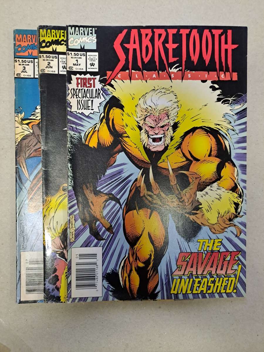 Sabretooth - 3 Comics
