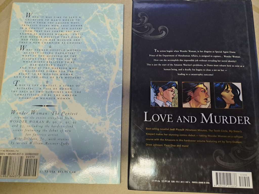 Wonder Woman - 2 Graphic novels - Reduced price