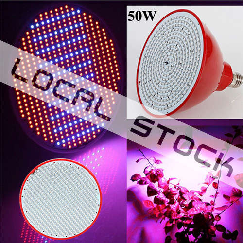 *LOCAL STOCK* 50W E27 LED Bulb Plant Hydroponic Grow Light