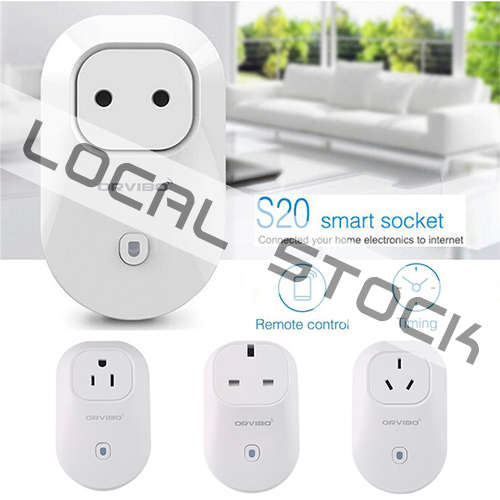 *LOCAL STOCK* ORVIBO WiWo-S20 Wi-Fi Smart Home Remote Control Timing Timer EU Plug iOS Android