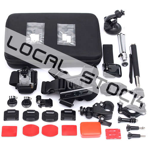 *LOCAL STOCK* 15 In 1 Accessories Set Kit For GoPro Xiaomi Yi SJcam
