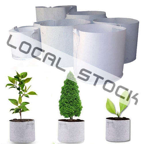 *LOCAL STOCK* 10pcs 30x25cm Non-woven Flowers Seedling Bags Fabrics Pot