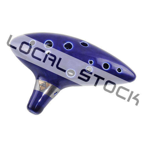 *LOCAL STOCK* Blue 12 Hole Ceramic Ocarina Alto C Legend Of Zelda
