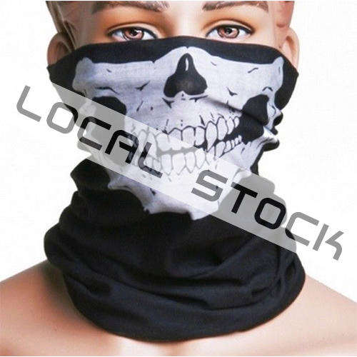 *LOCAL STOCK* Skull Multipurpose Balaclava Bandana Motorcycle Bike Mask Headwear