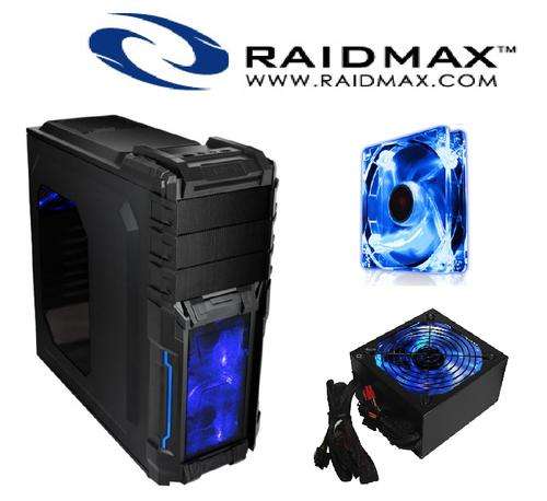 Raidmax Case Combo - Raidmax Vortex Case + 530W Modular PSU + 120mm LED Fan - Thermal Solution!!
