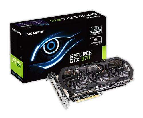 LIMITED STOCK - Gigabyte nVidia GeForce GTX970 OC WF3 Edition 4GB DDR5 256-Bit Graphics Card