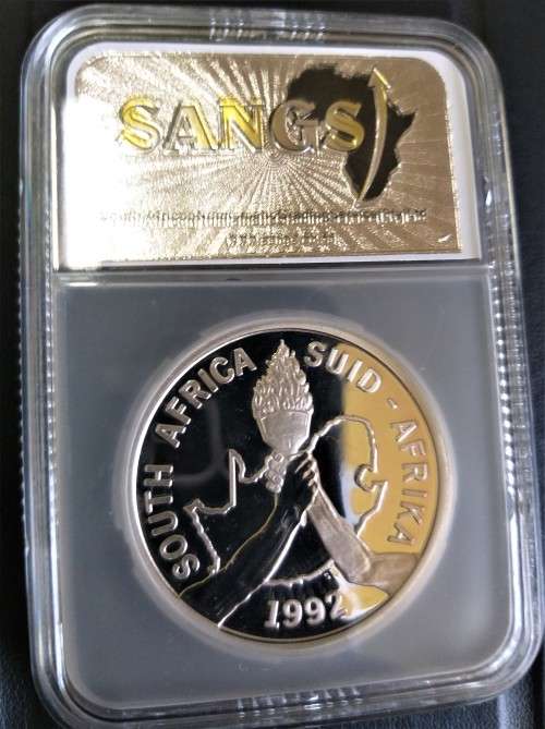 1992 BARCELONA OLIMPICS SILVER R2 PROOF COIN