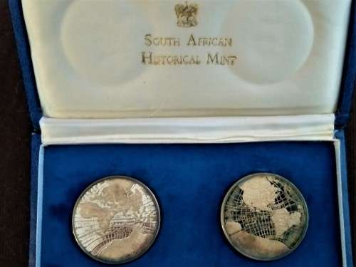 SIR FRANCES DRAKE 1541 - 1590 COMMEMORITIVE MEDALLIONS.