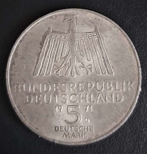 GERMANY 5 MARK 1971  D  ALBRECHT DURER