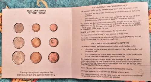 1989 NEW COIN PATTERN OF SOUTH AFRICA