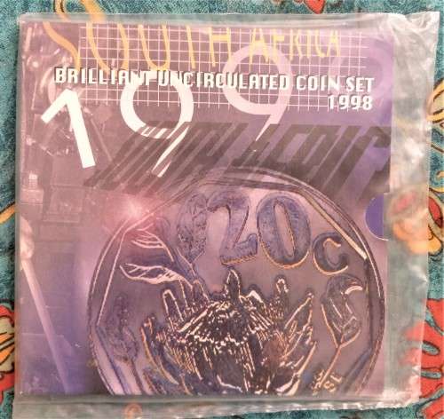 1998 SOUTH AFRICAN COIN SET. STILL SEALED