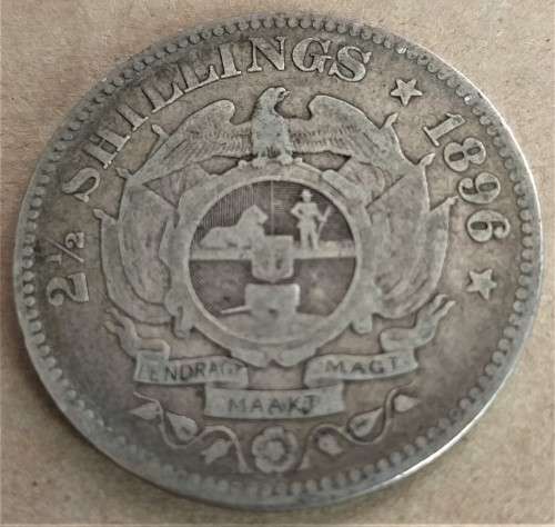 1896 ZAR 2.5 SHILLING