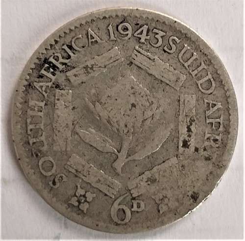 1943 SIXPENCE