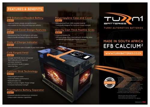 Turn1 Car Battery - 639 (Brand New)