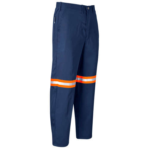 Trade Polycotton Pants - Reflective Legs - Orange Tape