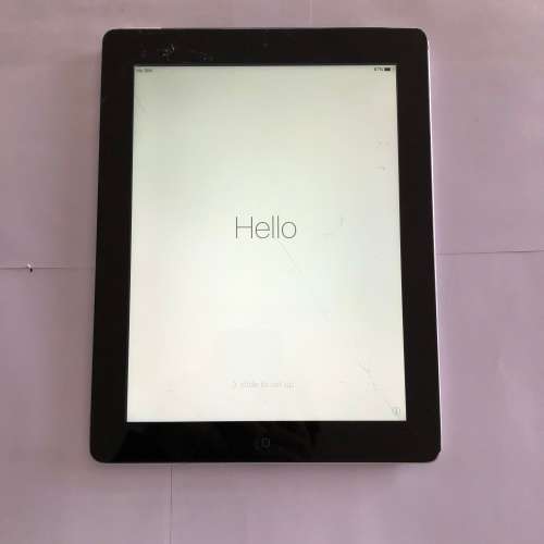 iPad 3 64GB WiFi & Cellular Space Grey, Cracked Screen