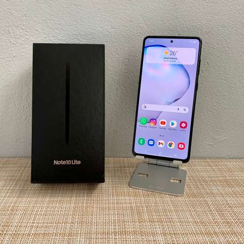 SAMSUNG GALAXY NOTE 10 LITE AURA BLACK 128GB
