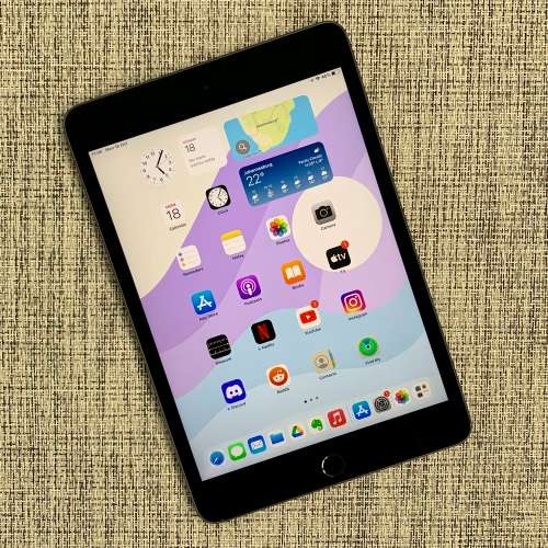 APPLE iPAD MINI 5 SPACE GREY 256GB WIFI (3 MONTH WARRANTY)