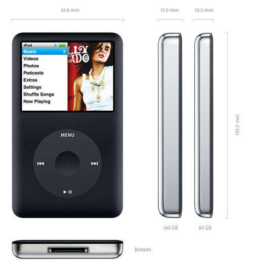 iPod Classic 160GB Brand New including Capdase Case