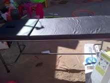 beauty bed for massages facials pedcures manicures etc