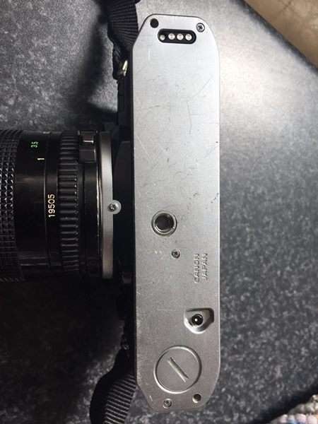 Canon AE-1 film slr in perfect working condition.