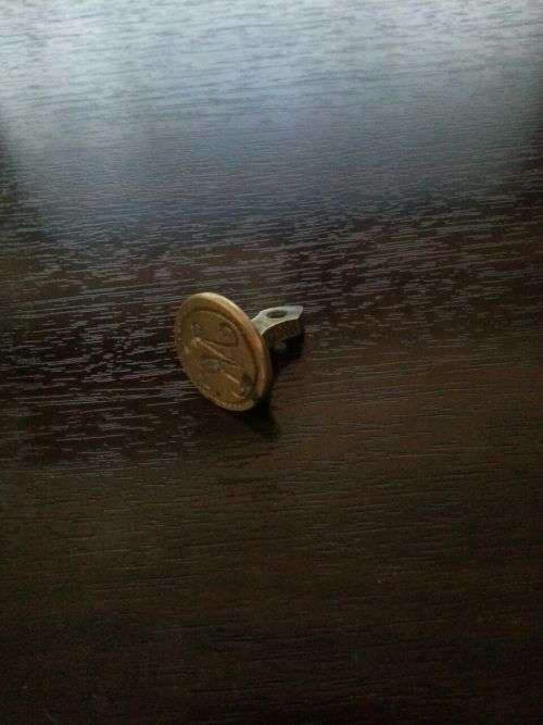 Very rare envelope wax stamp