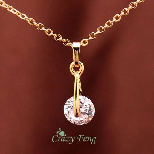INDIAN STYLE ROMANTIC GOLD PLATED PENDANT AND CHAIN