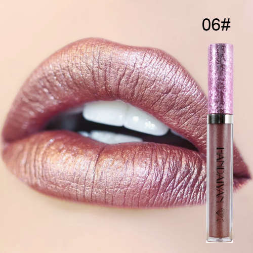 HIGH QUALITY METAL GLITTER LIP BALM - WATERPROOF
