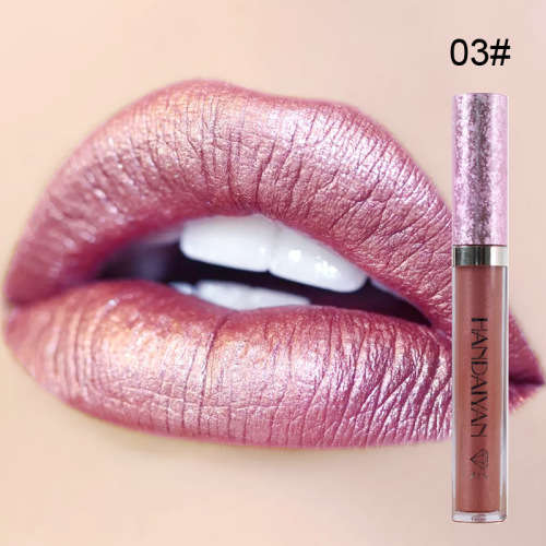 HIGH QUALITY METAL GLITTER LIP BALM - WATERPROOF