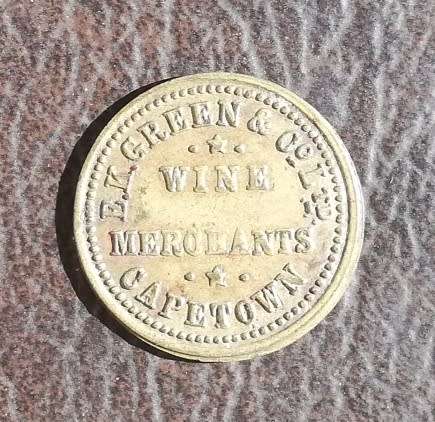 E.K Green and Co. LTD, 1D Token, Cape Town (Herns 2520)