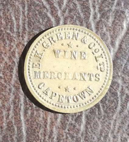 E.K Green and Co. LTD, 1D Token, Cape Town (Herns 2520)