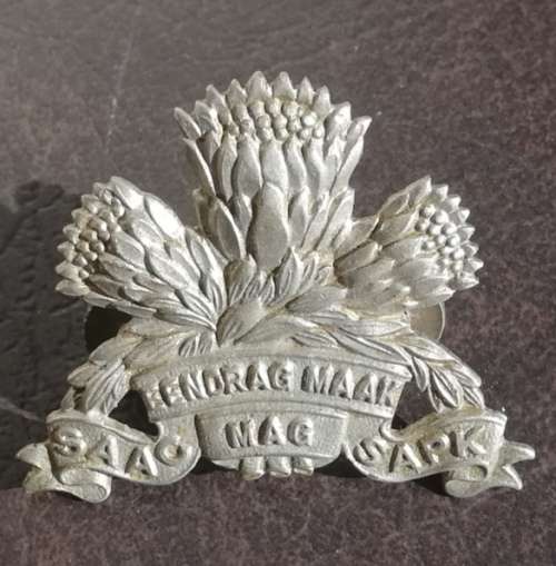 SAAC, SAPK South African Armoured Corp, Chrome Beret Badge