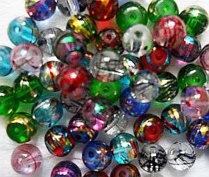 6629 + COLOURFUL VARIETY, GLASS BEADS