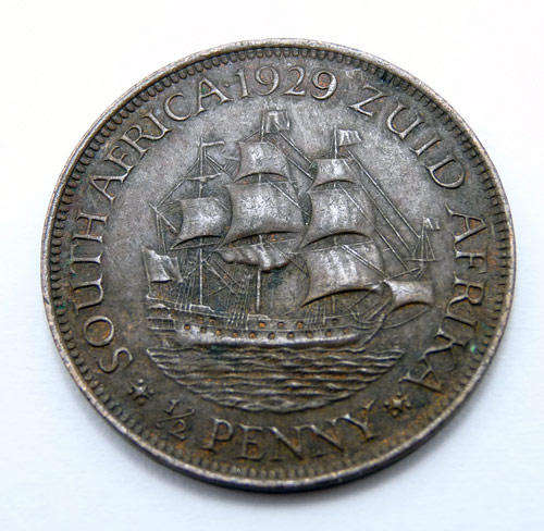 99c START - 1929 half penny AUNC !!!!!!!!!!