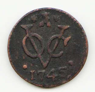 RARE VOC token from 1745 !!!!!
