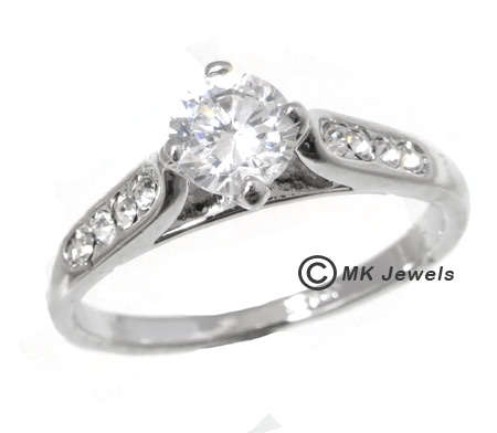 1ct Diamond 18ct Gold engagement Ring - SIZE 8
