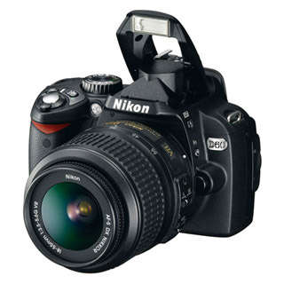 NIKON DSLR D60 CAMERA + Brand New Professional Nikon 35mm fast f1.8 lens