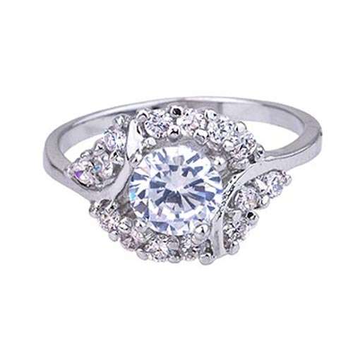 Amazing Simulated Diamond ring - Size 6