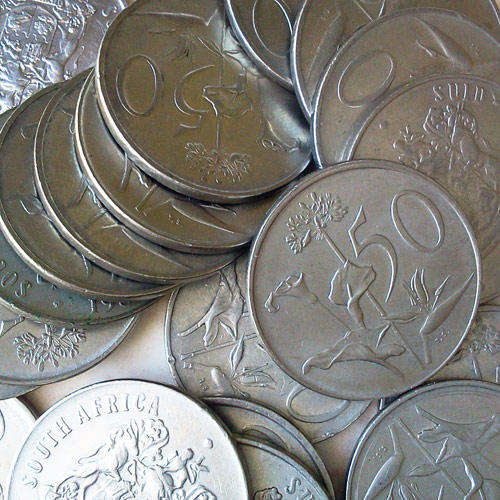 85 x RSA 50c coin lot - Bid per Coin