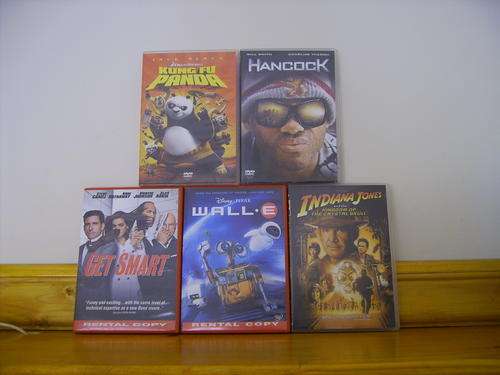 FIVE DVD's in excellent condition for sale